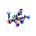 M5 TĘCZOWE TYTANOWE ŚRUBY GRADE 2 ISO 7380